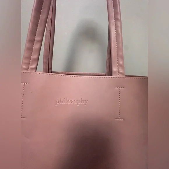 EUC Philosophy Blush Pink Tote Bag - Picture 2 of 4